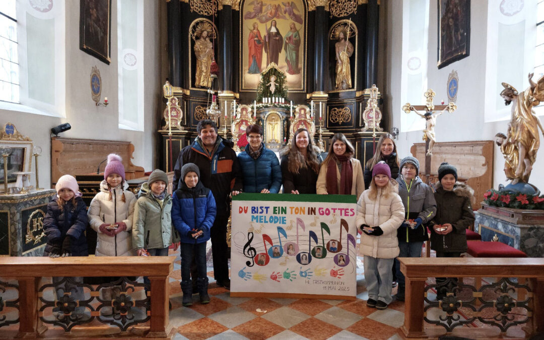 Erstkommunionkinder – Amlach