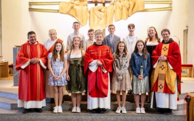 Firmung 2025 der Amlacher Firmlinge in der Heiligen Familie