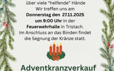 Adventkranzbinden in Tristach