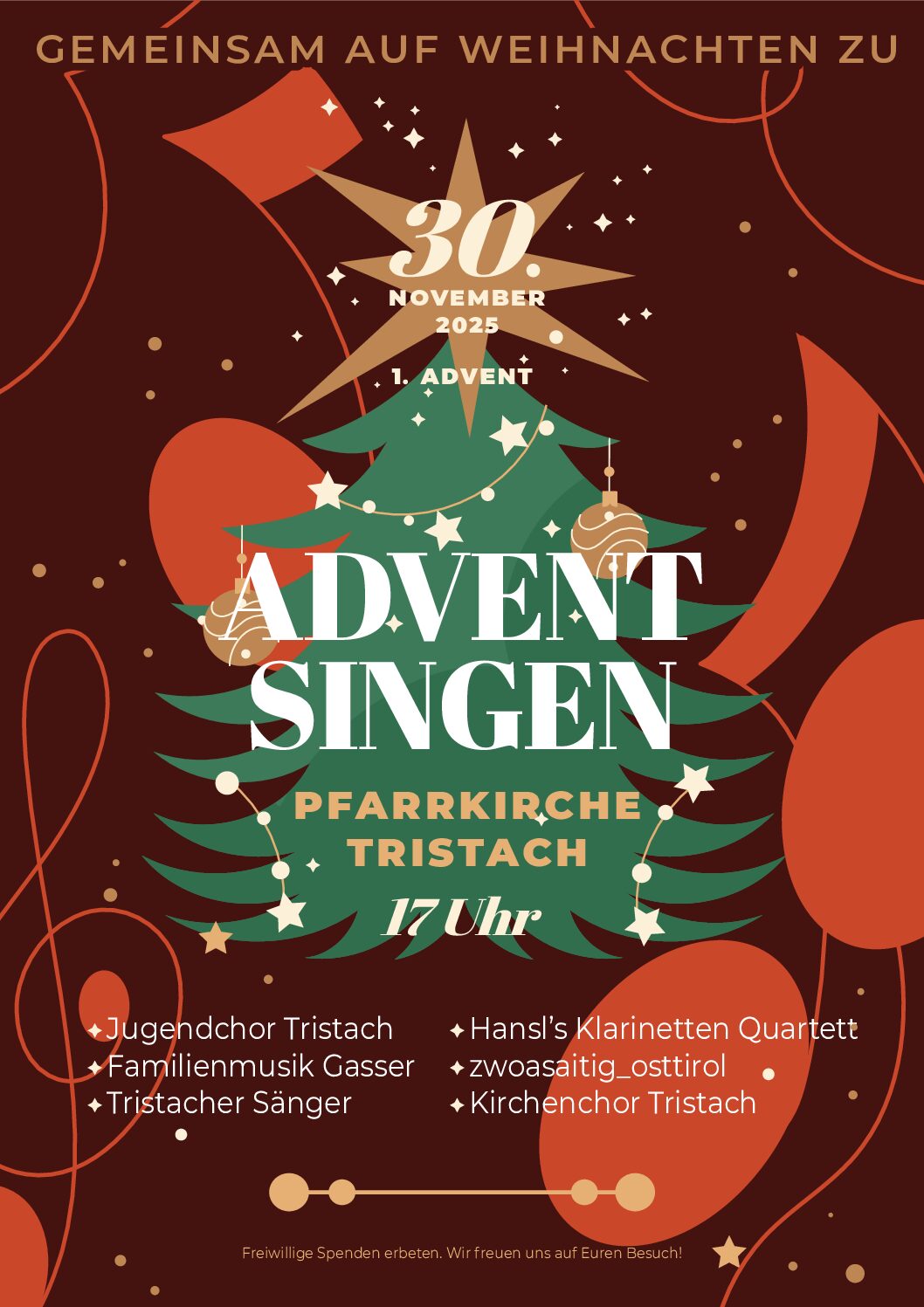 Adventsingen in der Kirche Tristach