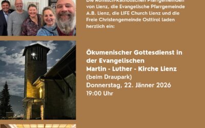 Herzliche Einladung zu den Ökumenischen Gottesdiensten