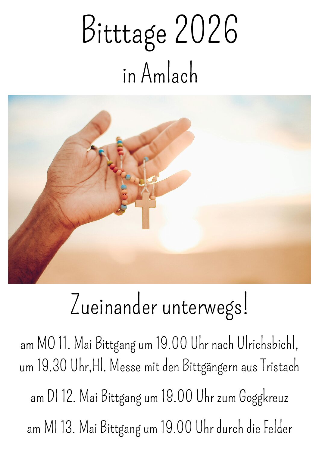 Bitttage in Amlach