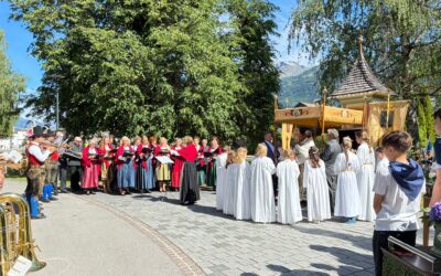 Fronleichnamsprozession in Tristach
