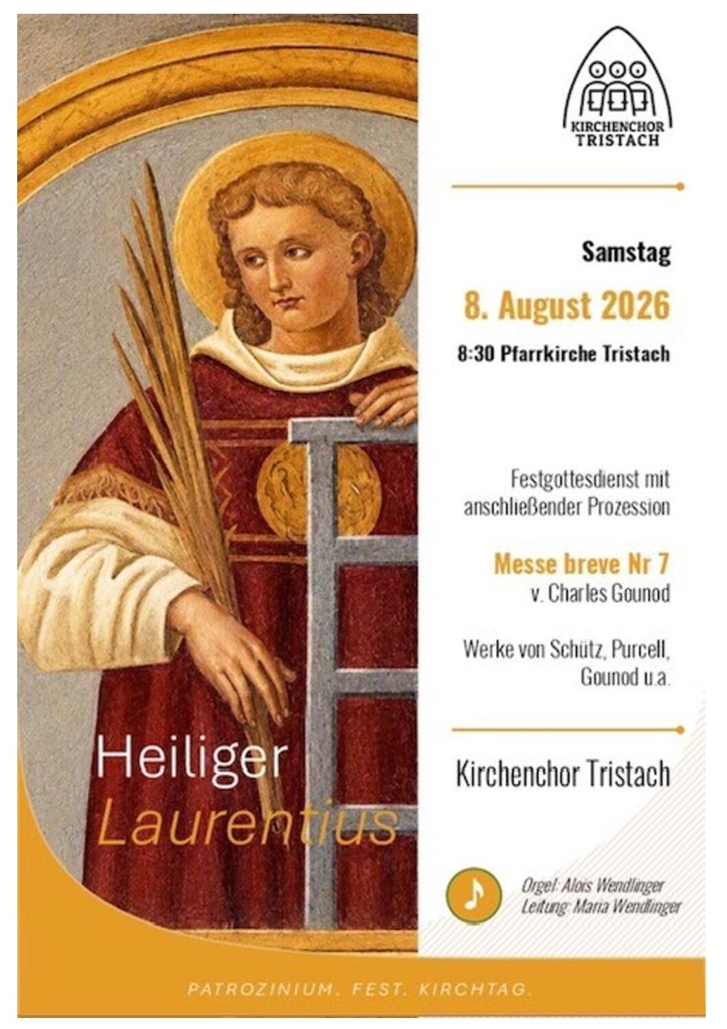 Herzliche Einladung zum Patrozinium