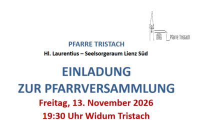 Pfarrversammlung Tristach